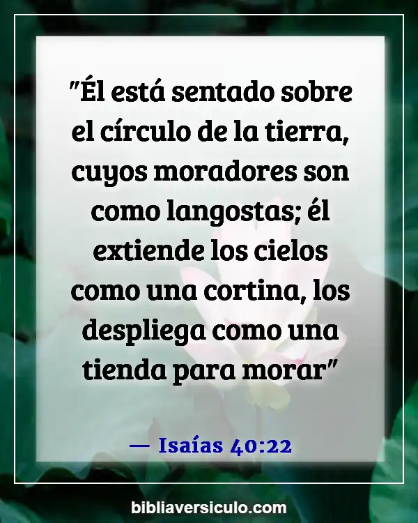 Versículos de la Biblia Sobre Evolución (Isaías 40:22)