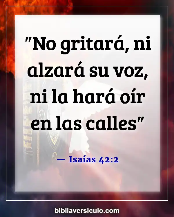 Versículos de la Biblia Sobre Buscadores de atención (Isaías 42:2)