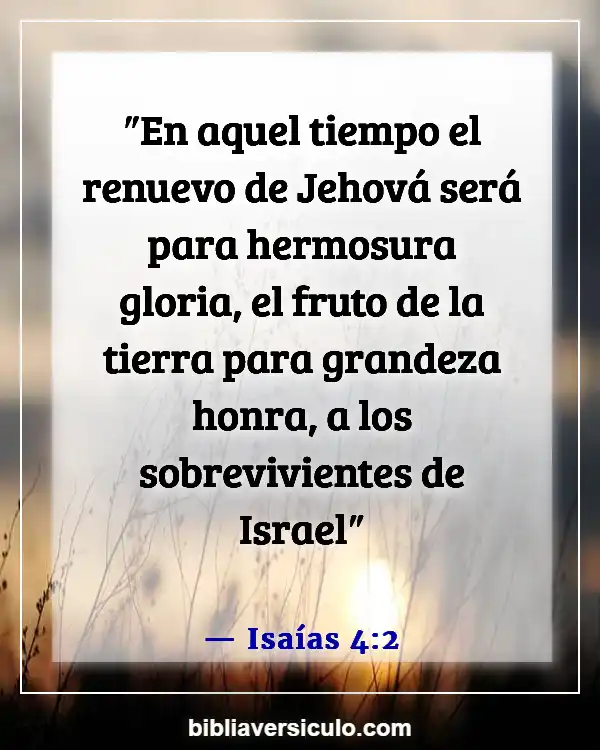Versículos de la Biblia Sobre Agismo (Isaías 4:2)