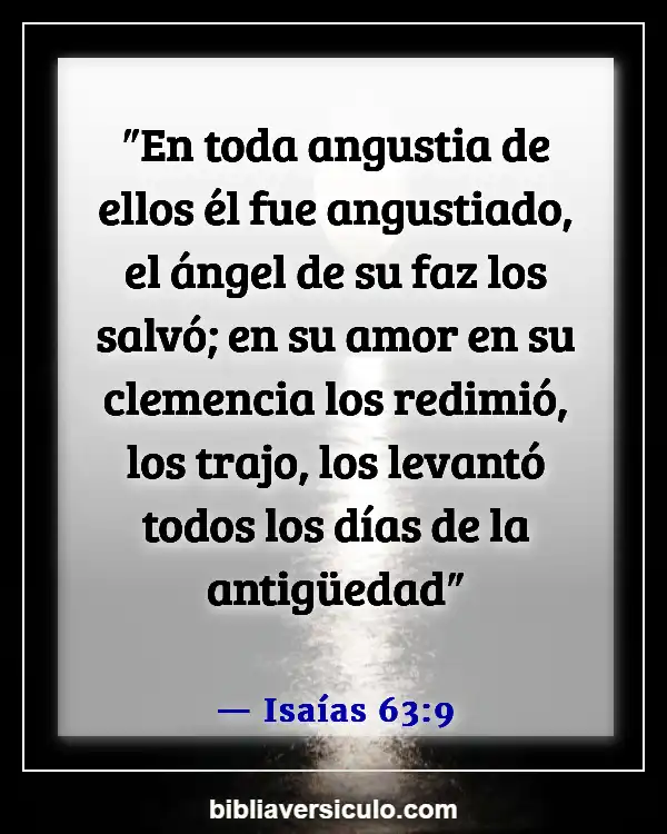 Versículos de la Biblia Sobre Dios nos lleva a través de tiempos difíciles (Isaías 63:9)