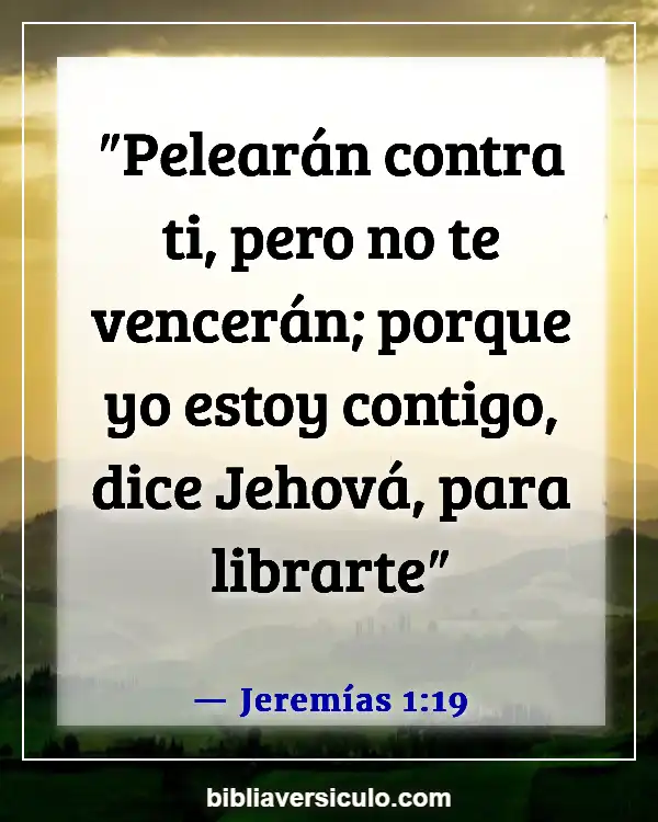 Versículos de la Biblia Sobre Dolor emocional (Jeremías 1:19)