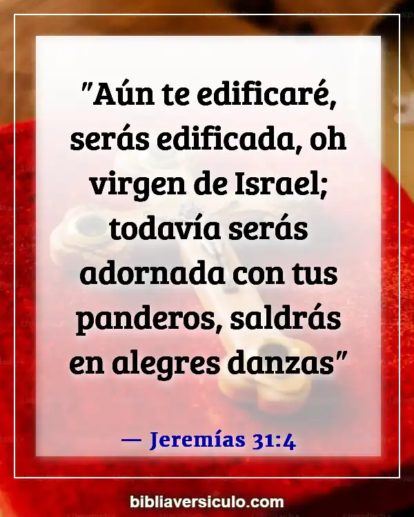Versículos de la Biblia Sobre Instrumentos musicales (Jeremías 31:4)