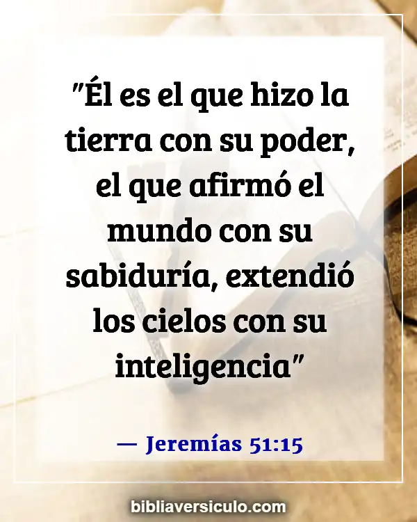 Versículos de la Biblia Sobre Orión (Jeremías 51:15)