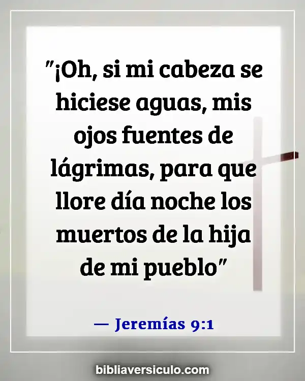 Versículos de la Biblia Sobre Patriotismo (Jeremías 9:1)