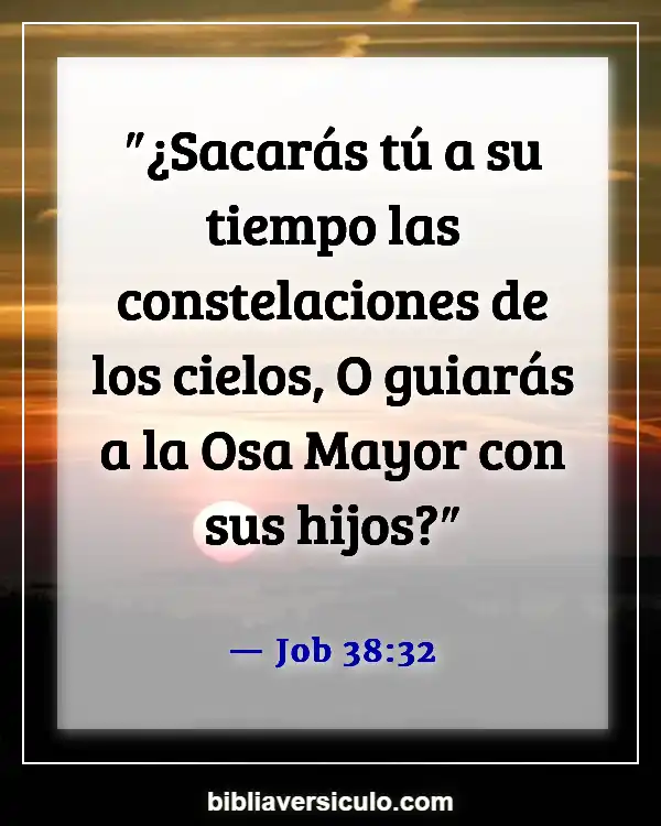 Versículos de la Biblia Sobre Estrellas (Job 38:32)
