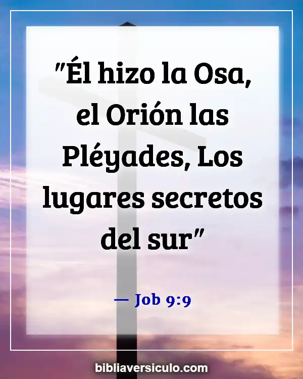 Versículos de la Biblia Sobre Estrellas (Job 9:9)
