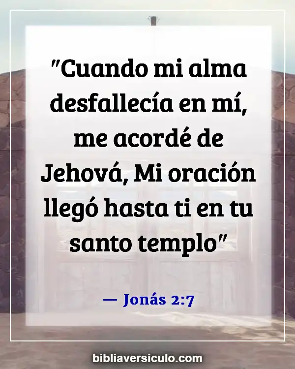Versículos de la Biblia Sobre Recordar (Jonás 2:7)