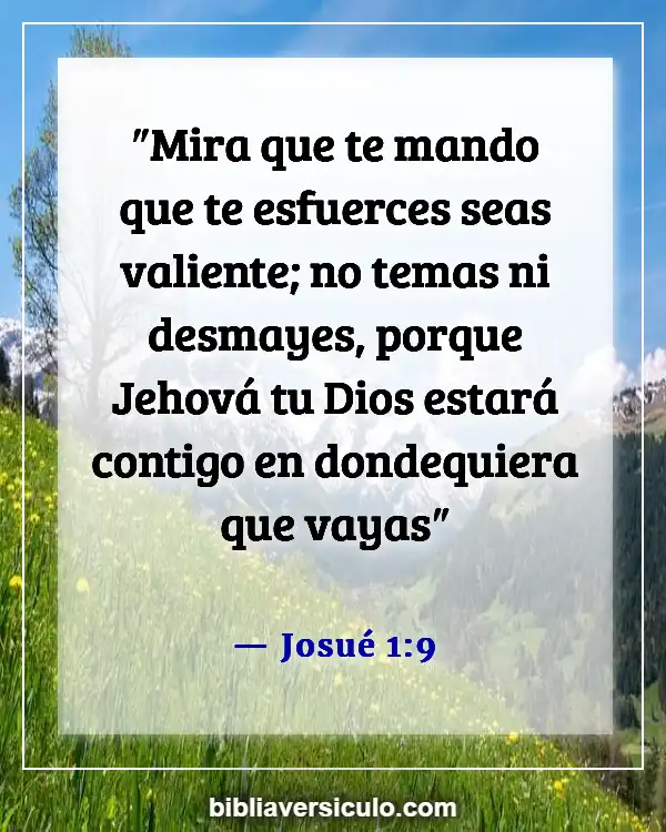 Versículos de la Biblia Sobre Seres queridos fallecidos (Josué 1:9)