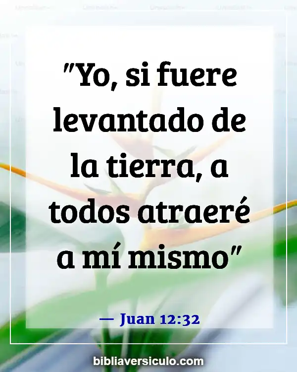 Versículos de la Biblia Sobre Predestinado (Juan 12:32)