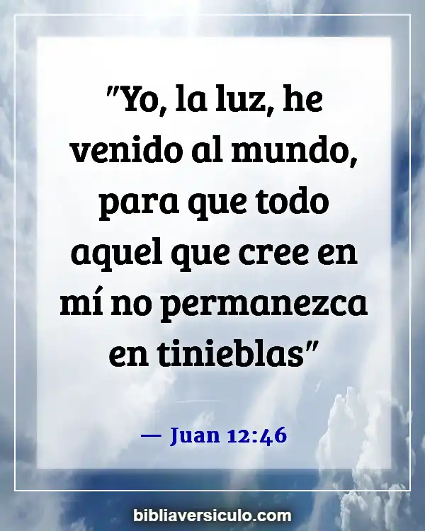 Versículos de la Biblia Sobre El sol brilla (Juan 12:46)