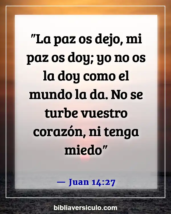 Versículos de la Biblia Sobre Seres queridos fallecidos (Juan 14:27)