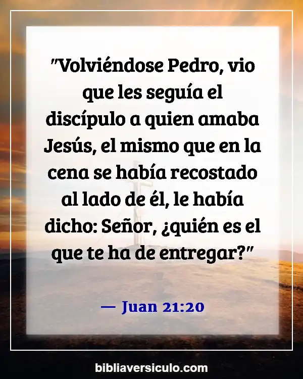 Versículos de la Biblia Sobre David y Jonatán (Juan 21:20)