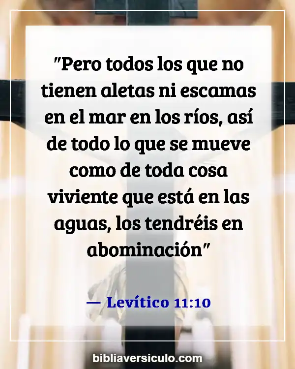 Versículos de la Biblia Sobre Comiendo cerdo (Levítico 11:10)