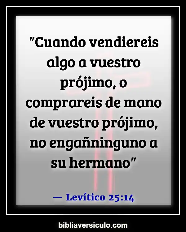 Versículos de la Biblia Sobre Bancarrota (Levítico 25:14)