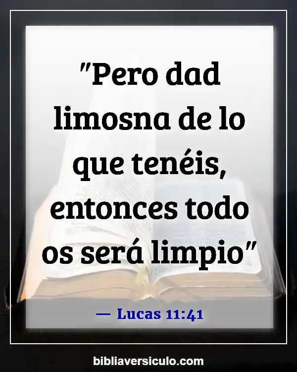 Versículos de la Biblia Sobre Limosna (Lucas 11:41)