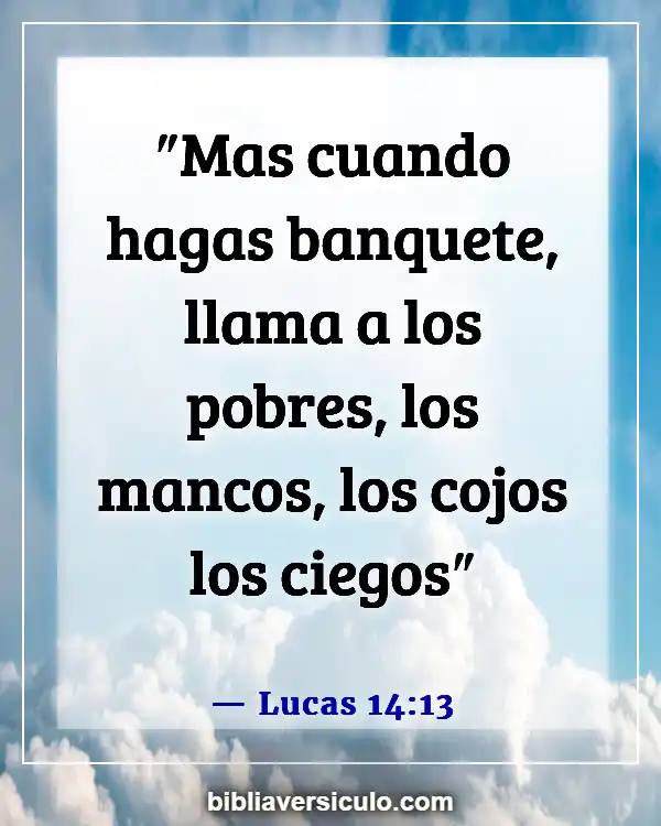 Versículos de la Biblia Sobre Cena (Lucas 14:13)
