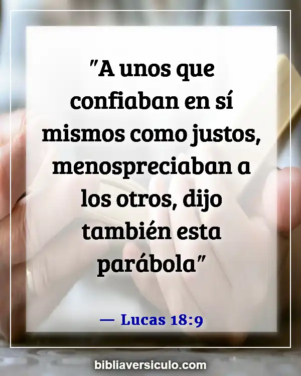 Versículos de la Biblia Sobre Ceguera espiritual (Lucas 18:9)