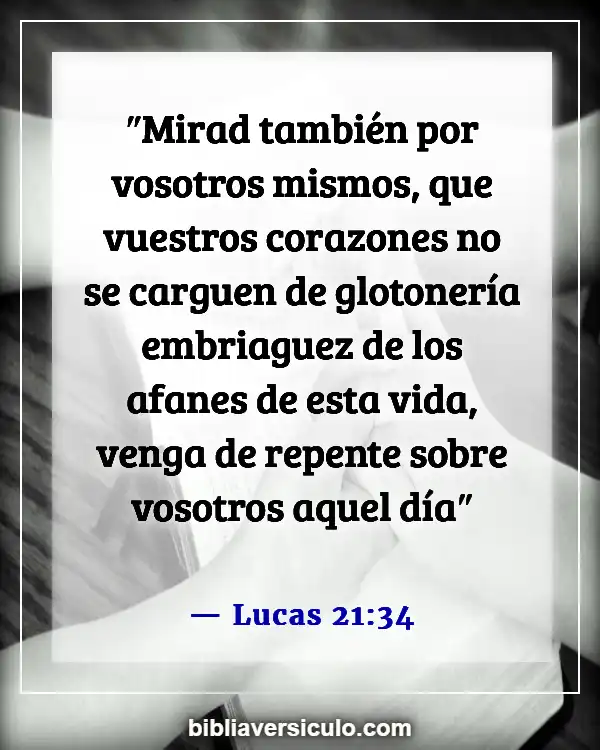 Versículos de la Biblia Sobre Vino (Lucas 21:34)