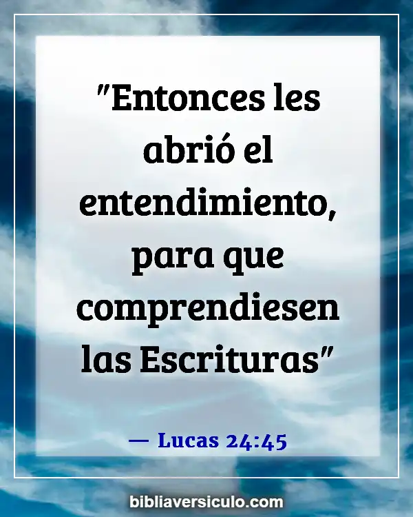 Versículos de la Biblia Sobre Palabra de dios (Lucas 24:45)