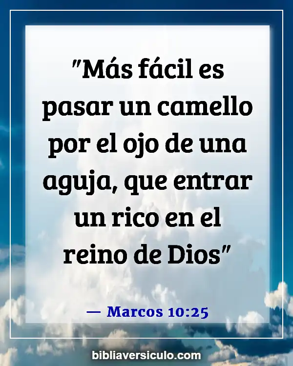 Versículos de la Biblia Sobre Bienaventuranzas (Marcos 10:25)