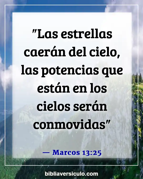 Versículos de la Biblia Sobre Estrellas (Marcos 13:25)