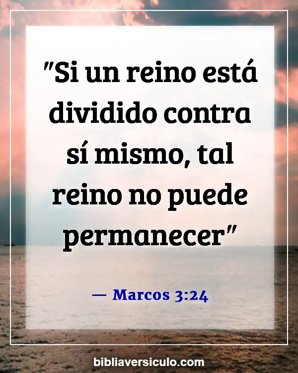 Versículos de la Biblia Sobre Emprendimiento (Marcos 3:24)