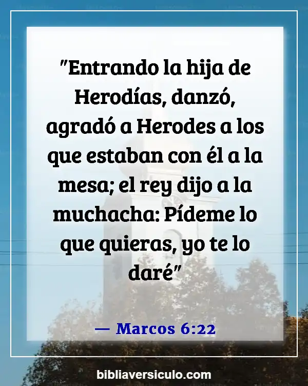 Versículos de la Biblia Sobre Rey herodes (Marcos 6:22)