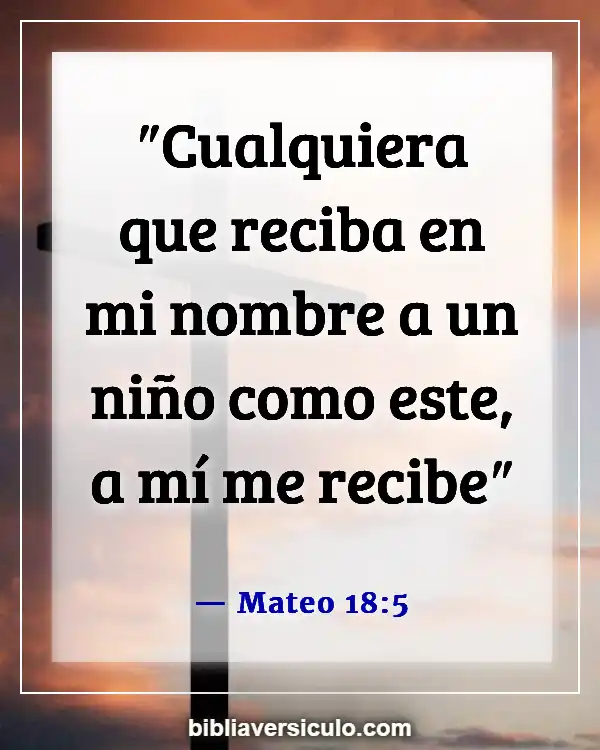 Versículos de la Biblia Sobre Hábitos (Mateo 18:5)