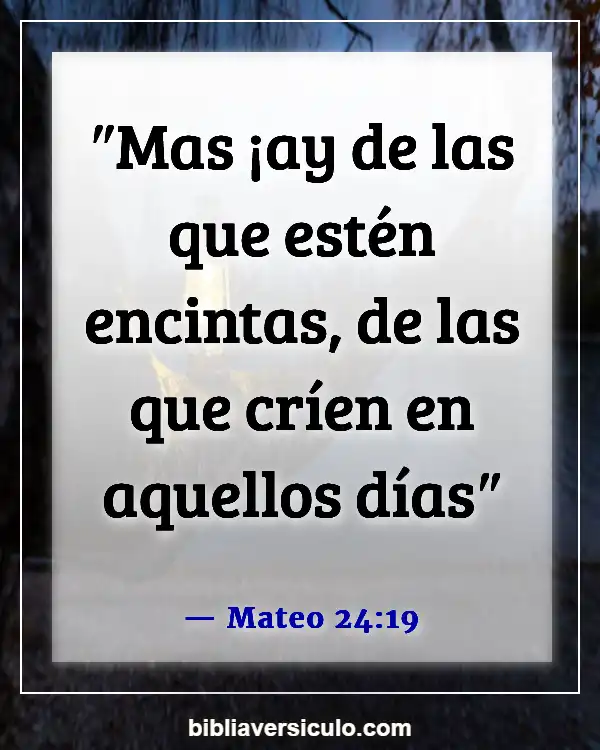 Versículos de la Biblia Sobre Reforma (Mateo 24:19)