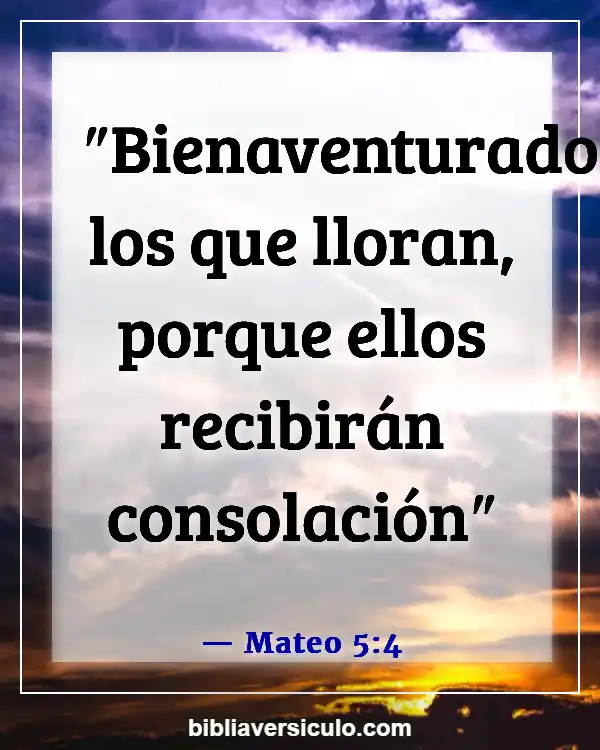 Versículos de la Biblia Sobre Seres queridos fallecidos (Mateo 5:4)