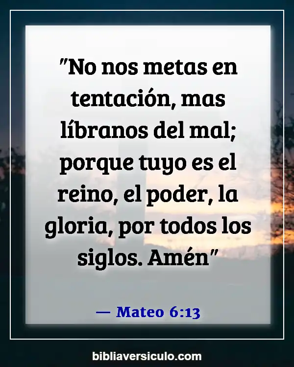 Versículos de la Biblia Sobre Jabés (Mateo 6:13)