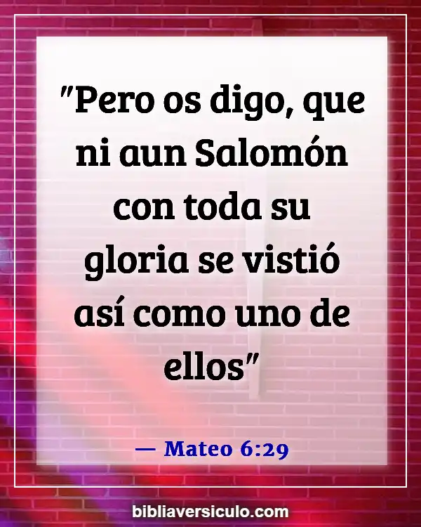 Versículos de la Biblia Sobre Lirios (Mateo 6:29)