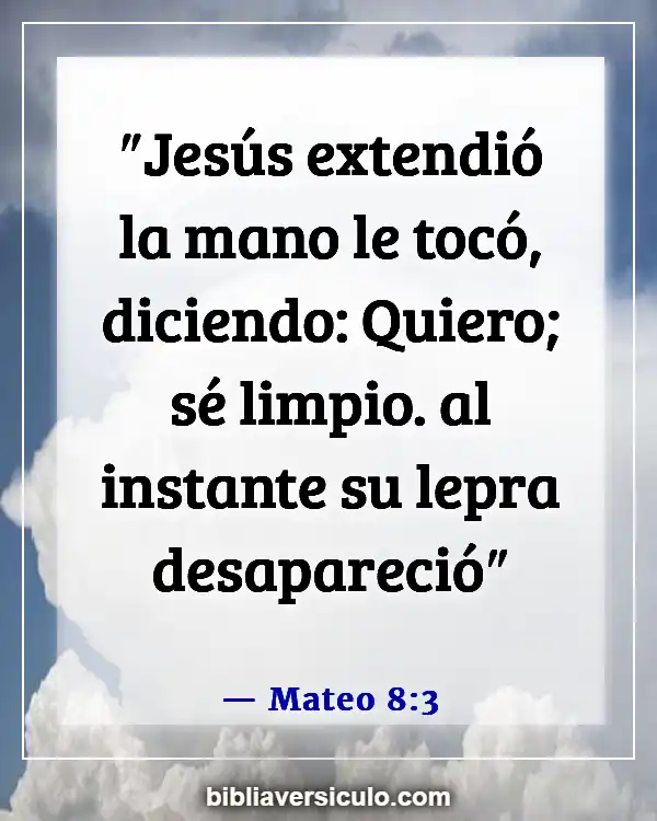 Versículos de la Biblia Sobre Jesús calma la tormenta (Mateo 8:3)