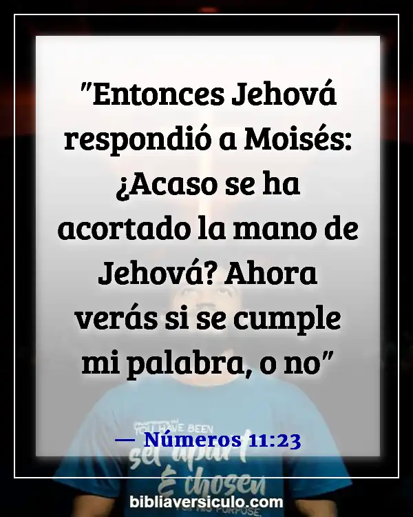 Versículos de la Biblia Sobre Todo es posible (Números 11:23)