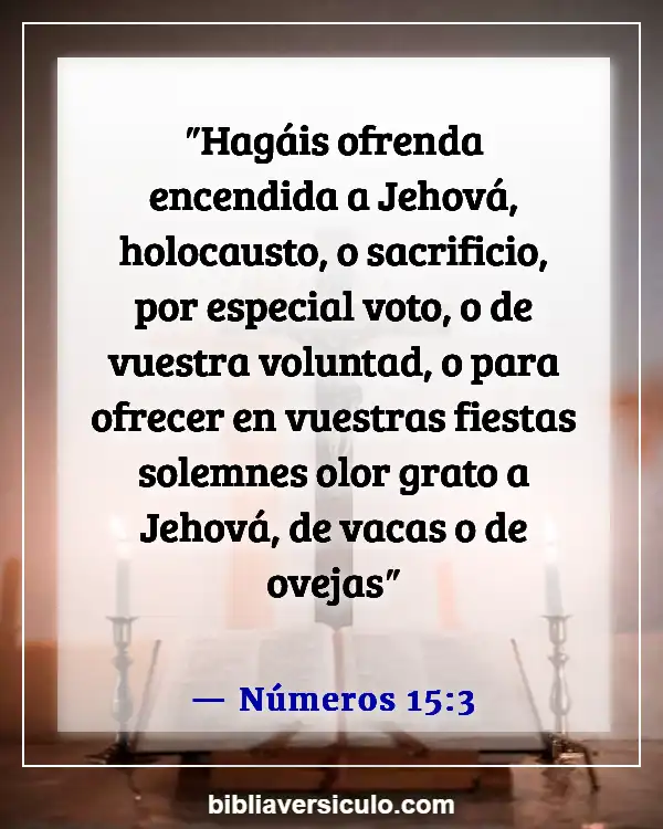 Versículos de la Biblia Sobre Aroma (Números 15:3)