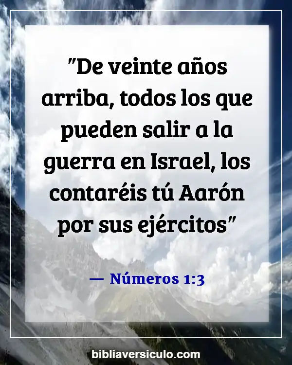 Versículos de la Biblia Sobre Conducta (Números 1:3)