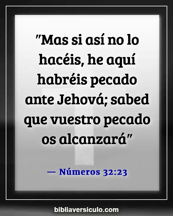 Versículos de la Biblia Sobre Castigo por robar (Números 32:23)
