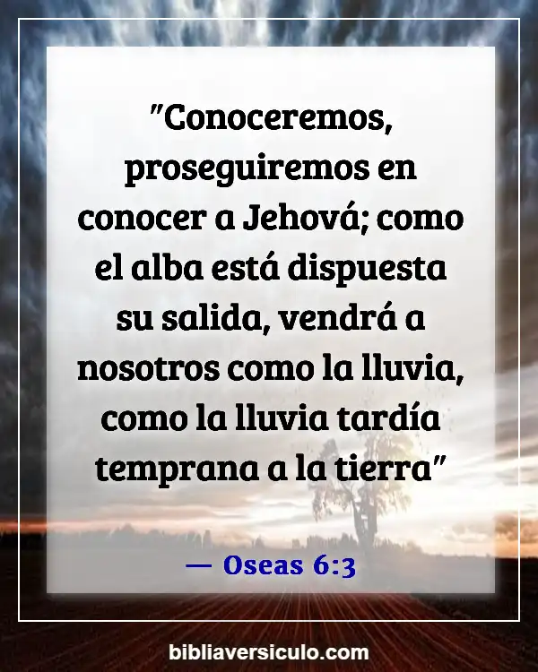 Versículos de la Biblia Sobre Agricultura (Oseas 6:3)