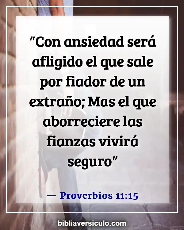 Versículos de la Biblia Sobre Seguridad (Proverbios 11:15)