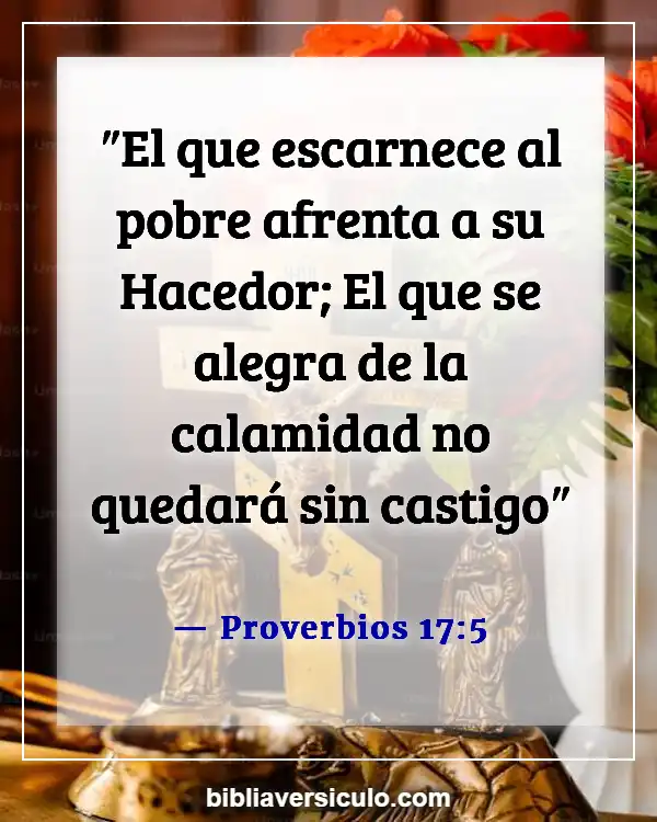 Versículos de la Biblia Sobre SIDA (Proverbios 17:5)
