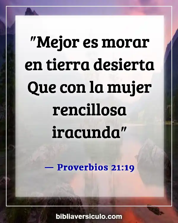 Versículos de la Biblia Sobre Mujer sabia (Proverbios 21:19)