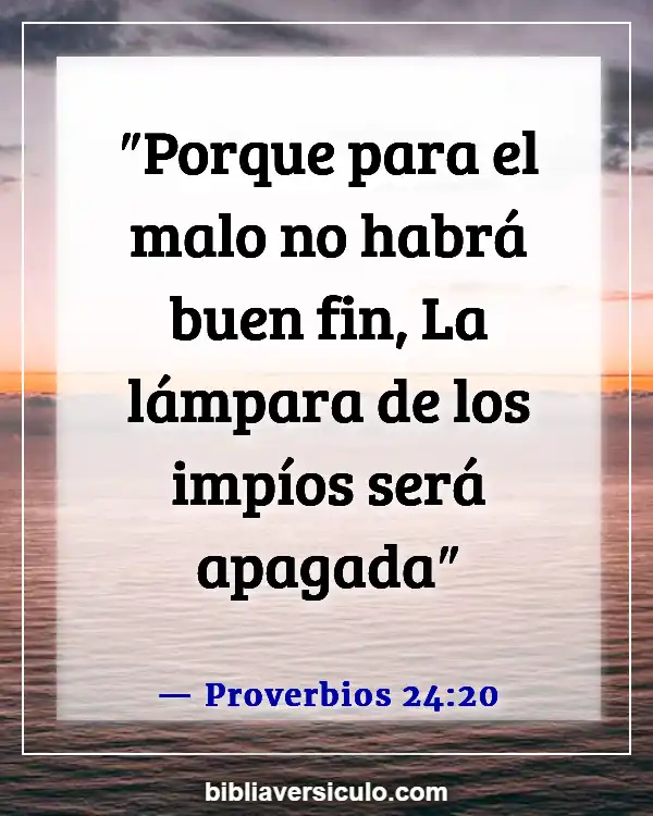Versículos de la Biblia Sobre El futuro (Proverbios 24:20)