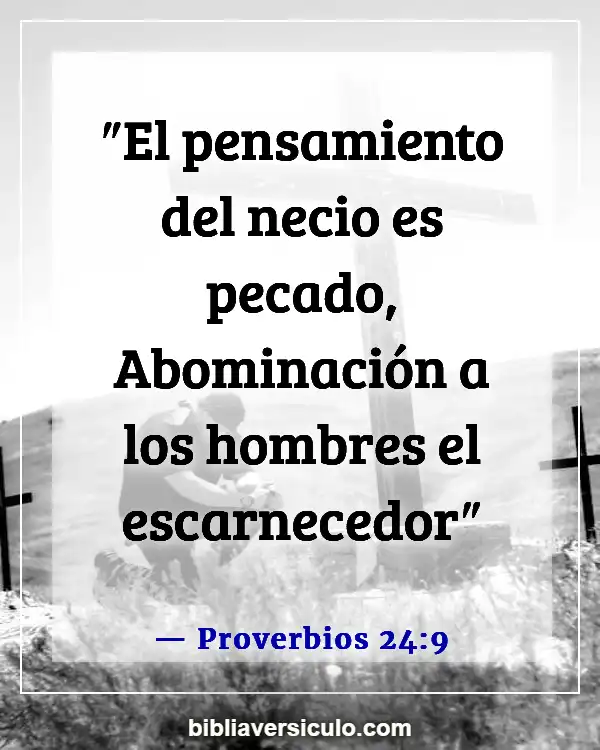 Versículos de la Biblia Sobre Ahorro (Proverbios 24:9)
