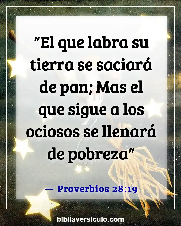 Versículos de la Biblia Sobre Apuesta (Proverbios 28:19)