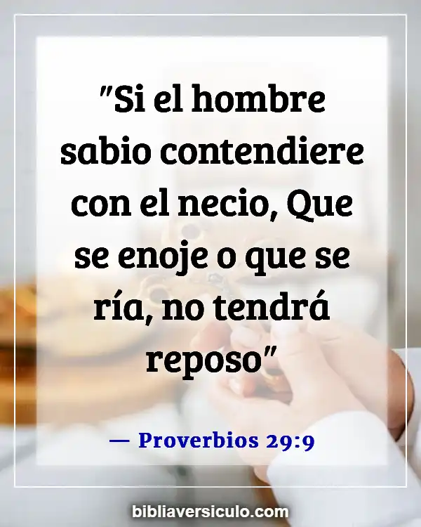 Versículos de la Biblia Sobre Controlar la ira (Proverbios 29:9)