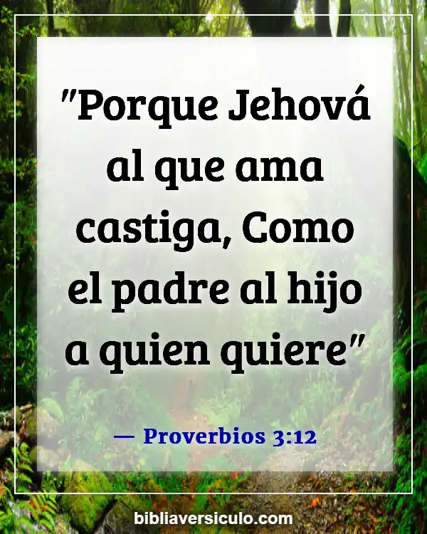 Versículos de la Biblia Sobre Disciplina Infantil (Proverbios 3:12)