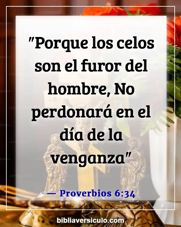 Versículos de la Biblia Sobre Estar celoso (Proverbios 6:34)