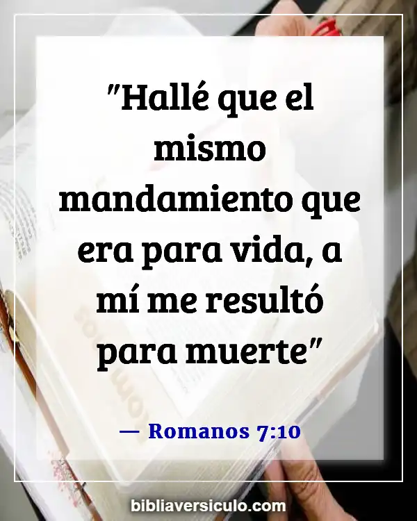 Versículos de la Biblia Sobre Odio a uno mismo (Romanos 7:10)