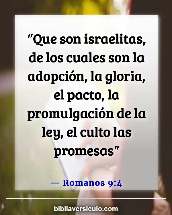 Versículos de la Biblia Sobre Los que están en contra de Israel (Romanos 9:4)