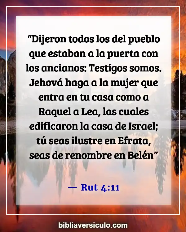 Versículos de la Biblia Sobre Legado de los padres (Rut 4:11)